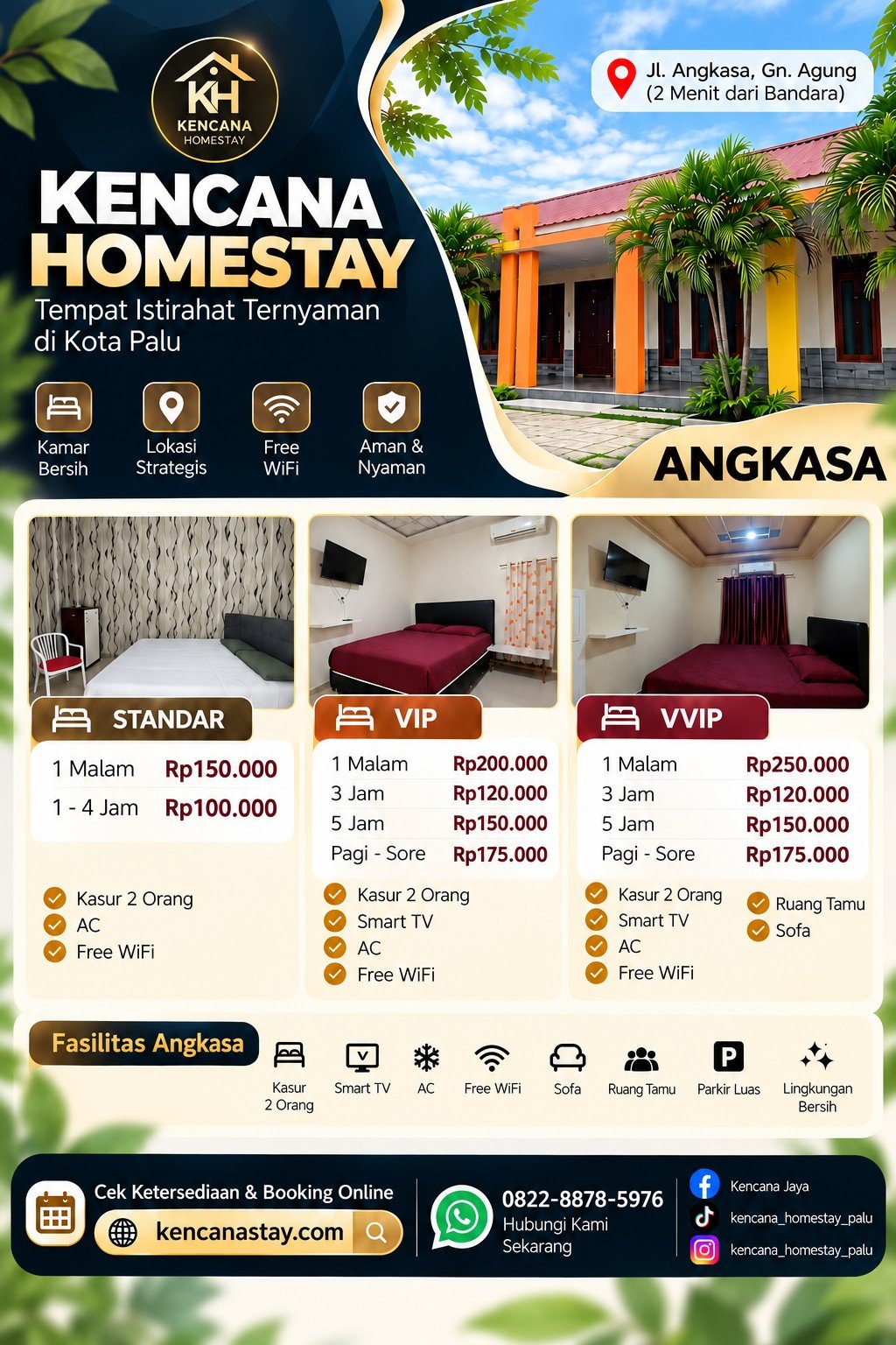 Pilihan Kamar Angkasa